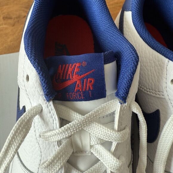 Nike AIR FORCE 1 LOW WHITE DEEP ROYAL CT3839-101 Size 7‎ Youth - Picture 4 of 16